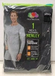 Fruit Of Loom Men's Thermal Crew Neck Undershirt Layer Black Xl New. Price: $8.57.