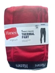 Hanes Originals Men's Size 2XL Red Raschel Knit Thermal Pant Bottom New. Price: $18.39.