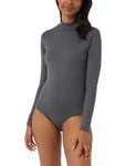 Nwt! 32 Degrees Women's Sz Xs Cozy Heat Long Sleeves Mock-neck Bodysuit Gray New. Price: $10.99.