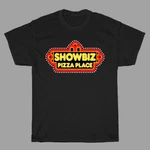 Showbiz Pizza Place Icon Men's Black T-shirt Size S-5XL New. Price: $25.50.