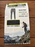 Omni Wool Men's Polyester Blend Base Layer Bottoms Xxl New. Price: $15.99.
