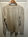 Smartwool Men Merino Long Sleeve Base Layer Shirt Oatmeal Cream Thermal Pre-owned. Price: $38.00.