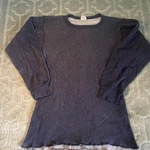 J.e. Morgan Thermal Xl Navy Pullover Crew Neck Long Sleeve Top 100% Cotton Pre-owned. Price: $12.99.