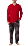 Cuddl Duds Men Cabin 2-PC T-shirt & Plaid Fleece Pajama Pants Set Multi Size New. Price: $13.80.