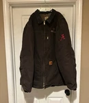 Carhartt Jacket Mens 2XLTALL Brown Canvas Duck Fleece Sherpa Lined C61 Dkb Pre-owned. Price: $74.99.
