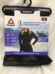 Reebok Womens Warm Performance Base Layer Long-sleeve Crew Shirt Camo Sz S,m,l New. Price: $13.95.
