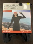 Large Climateright Cuddl Duds Long Sleeve Crew Frigid Plush Warm Base Layer Top New. Price: $9.19.