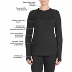 Cuddl Duds New Womens Aerowarm Thermal Guard Crew Fashion Ls Shirt $30. Price: $14.99.