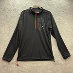 Head Men's Large Black Pullover Top 1/4 Zip Adjustable Waist Tennis Outdoor Gym Pre-owned. Price: $22.00.