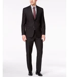 $395 New Andrew Marc York Mens 42R Black Grid Piece Suit With Pants 35X32. Price: $164.97.
