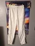 Head Sports Gear Women's Vintage White Lined Wind Pants Size Zip Hems Pre-owned. Price: $20.41.