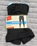 Hanes Men's Baselayer Performance Thermal Long Johns Black Xl Moisture Wicking New. Price: $11.03.