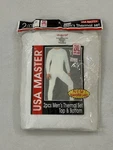 Men Piece White Thermal Set Longsleeve Shirt Top & Pants Bottoms Size 2XL New. Price: $14.83.