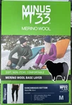 MINUS33 Kancamagus 100% Merino Wool Midweight Base Layer Pants Men Black New. Price: $52.50.