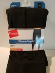 New Hanes Base Layer Premium Stretch Pant Size Medium Black Thermal Long Johns. Price: $9.50.
