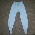 Vtg Medalist Thermal Baselayer Ladies Pants Blue Large Wool Polyester Thermax Pre-owned. Price: $19.96.