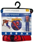 Marvel Spider-man Boys Thermal Underwear Set Cuddl Duds Small 6/7 Warm Stretch New. Price: $12.95.