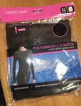 Xtek Performance Mesh Base Layer Crew Top Women Xtra-large (xl) Black New. Price: $10.99.