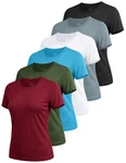 Nebukinex 6 Pack Workout Tops For Women Short Sleeve Upf Sun Protection Athle... New. Price: $38.79.