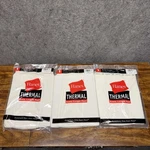 Vintage Y2K Hanes Thermal Long Johns Mens White Ankle Length Pants 3 Pack New. Price: $37.79.