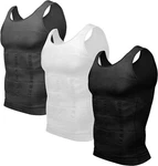 Men 3 Pack Body Shaper Slimming Belly Vest Compression Shirt Tank Tops Shapewear New. Price: $34.79.