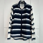 Cuddl Duds Women's Top Xl Perfect Pair Fleecewear Vest 2 Pc Set Navy Wht Stripe Pre-owned. Price: $30.00.
