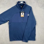 New North Face High Altitude Canyonlands Jacket Men Large Blue Half Zip Pullover. Price: $76.00.