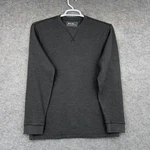 Eddie Bauer Thermal Shirt Mens Medium Gray Long Sleeve Crew Neck Knit Top Pre-owned. Price: $24.99.