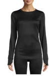 Climateright By Cuddl Duds Womens Thermal Guard Top Xs Black Long Sleeve Crew New. Price: $14.95.