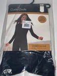 New Women's Cuddl Duds Navy Long Sleeve Henley Warm Layers, Stretch Rib Large. Price: $25.00.