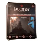 Isotoner Men's Base Layer 2 Piece Set Black - Size Large New. Price: $15.50.
