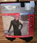 Climate Right Cuddl Duds Black Plush Warmth Ls Mockneck Women's Size Small Nip New. Price: $10.99.