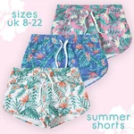 Ladies Holiday Summer Hot Pants Floral Print Shorts With Pockets Board Beach New. Price: $12.09.
