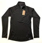 Women's Patagonia Capilene Midweight Zip-neck Baselayer Top #44457 Black (blk) New. Price: $52.00.