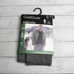 Cuddl Duds Men's Base Layer Pants Size Xl Thermal Underwear Long Johns Gray New. Price: $29.99.