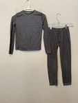 Cuddl Duds Boys Gray Heather Thermal Set Long John Base Layer, Medium Pre-owned. Price: $8.00.