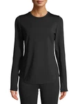 Climateright Women's Black Crew Neck Base Thermal Long Sleeve T-shirts Top: S-xl New. Price: $14.99.