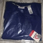 New Reebok Men Slim Fit Long Sleeve Workout Shirt Blue Activewear Top. Price: $18.99.