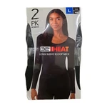 New 32 Degrees Heat Women's Thermal Long Sleeve Tops 2-PACK Large Black. Price: $24.99.