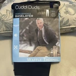 New! Men Cuddl Duds Base Layer Pants Waffle Thermal - Size Xxl Indigo Blue. Price: $17.50.