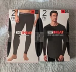 32 Degrees Heat Mens Long Sleeve Base Layer Top Pack Crewneck Pants New. Price: $29.99.