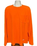 Wrangler Long Sleeve Thermal Orange Hunting Safety Men Xl Polyester Bright Crew Pre-owned. Price: $26.99.