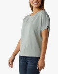 32 Degrees Cool Women's Dolman Short Sleeve Stretch Top Green Large New. Price: $27.99.