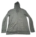 Cuddl Duds Far-infrared Enhance Full Zip Hoodie Women Small Gray Stretch Thermal Pre-owned. Price: $7.49.