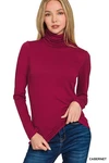 Zenana Women's Turtleneck Buttery Soft Stretch Warm Microfiber Long Sleeve Top New. Price: $12.99.