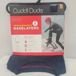 Cuddl Duds Baselayer Boys Small 6-7 2PC Set Performance Crew & Pants Navy New. Price: $11.87.