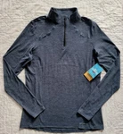 Hot Chillys Women's Clima-tek Quarter Zip L/s Base Layer Shirt Ntfll Hthr Xl Nwt New. Price: $39.99.