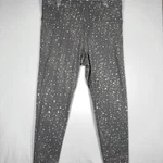 Aerie Women Xxl Gray Star Print Leggings Chill Play Move Fleece Lined Stretch Pre-owned. Price: $16.56.