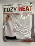 Nwt 32 Degrees Cozy Heat Women's Scoop-neck Long-sleeve Extra Warm Top White New. Price: $14.99.
