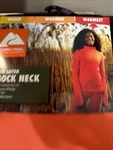 Women Xxl Ozark Trail Mock Neck Hiking Base Layer Top Coral New With Tag. Price: $6.75.